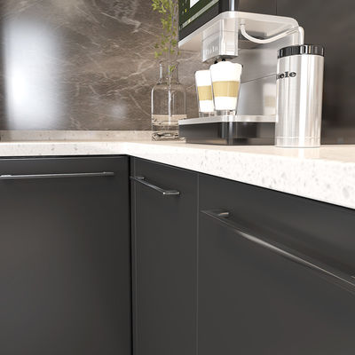 200mm 228mm Matte Black Cabinet Hardware Handles Pulls Bulk