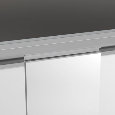 OEM Hidden Handle G Shaped Wardrobe Aluminium Profile For Kitchen Cabinets