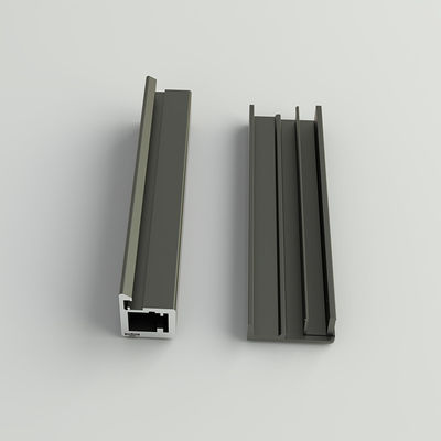 Vertical Gola Aluminum Furniture Profile Handle For Modular Kitchen Closet