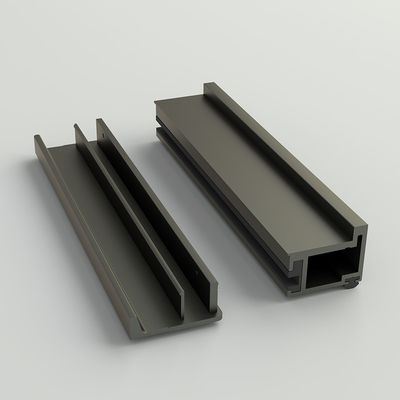 GAINER Glass Frame Aluminum Furniture Profile Handle For Wardrobe