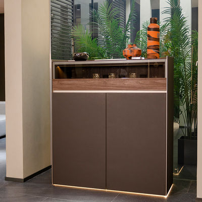 OEM Aluminium Frame Furniture Dining Room Liquor Cabinet Almirah 