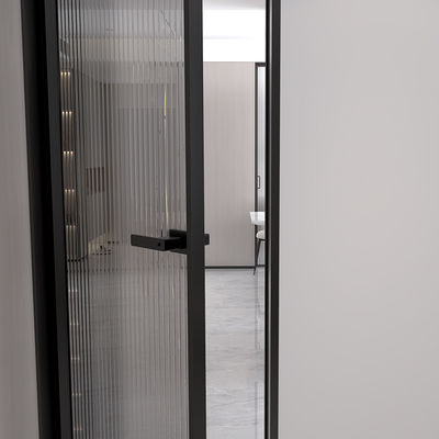 Fireproof Aluminium Framed Internal Doors Concealed Toilet Door For Partition
