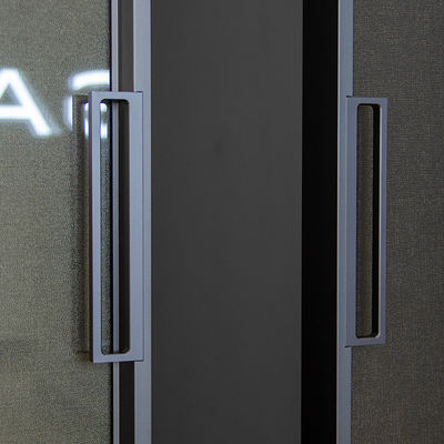 Motorised Tempered Glass Aluminium Internal Sliding Doors Slimline
