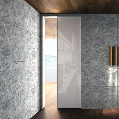 Anodized Hidden cavity Aluminium Internal Sliding Doors Wall Mounted
