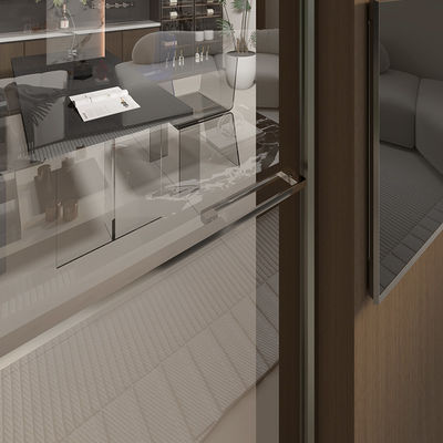 Grade A Aluminum Framed Internal Doors Clear Glass Pivot Doors