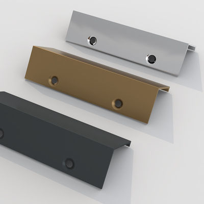 OEM Durable Aluminum Hidden Cabinet Handle For Drawer Wardrobe