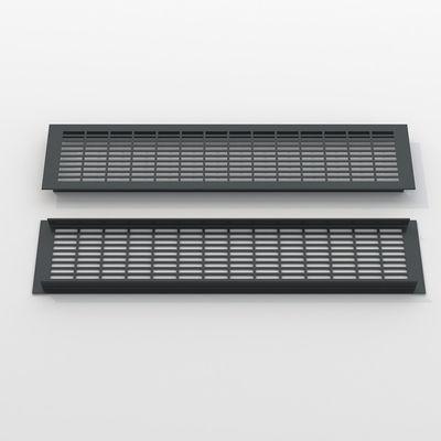 Silver Aluminium Alloy Air Vent Grille 110*250mm For Air Conditioning Return Air Diffuser