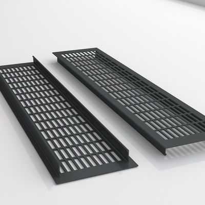 Silver Aluminium Alloy Air Vent Grille 110*250mm For Air Conditioning Return Air Diffuser
