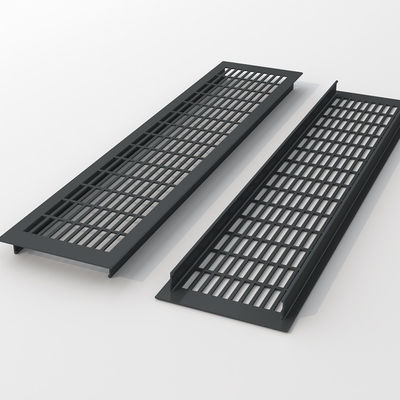Silver Aluminium Alloy Air Vent Grille 110*250mm For Air Conditioning Return Air Diffuser