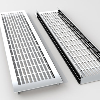 3D Model Door Aluminium Air Vent Grilles Corrosion Resistance