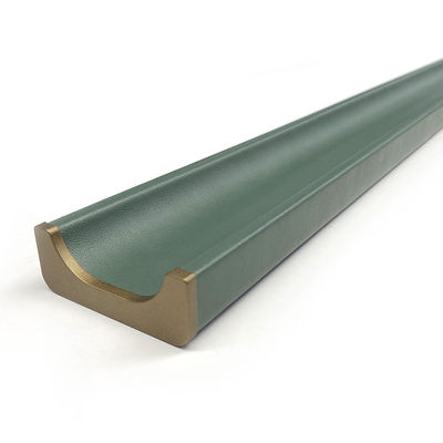 Dark Leather Aluminum Cabinet Handle For Apartment Customized Sizes