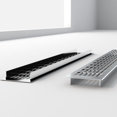 Aluminum Air Ventilation Hole Decorative Vent Cover Professional Air Ventilation Grille Matt Black