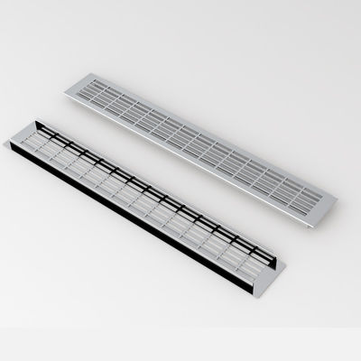 Aluminum Air Ventilation Hole Decorative Vent Cover Professional Air Ventilation Grille Matt Black