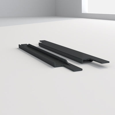ODM Modern Furniture Hardware Handle Silver Anodized For Cabinets Drawers