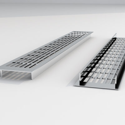 80mm Aluminium Profile Cabinet Ventilate Frame Sink Kitchen Cabinet Air Grid Built In Shutters
