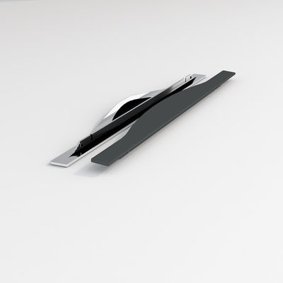 Aluminum Alloy Wardrobe Cabinet hardware Handles Drawer Furniture Handle Knob Black Color